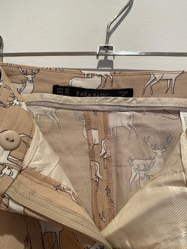 Short estampado zara