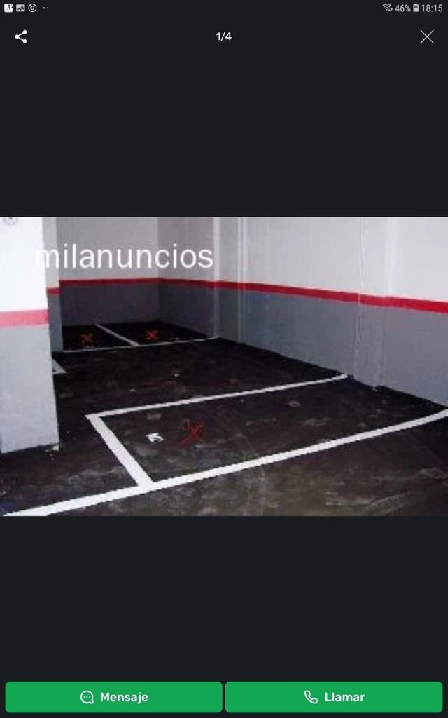 plaza de garaje para moto en Canillas (Madrid)