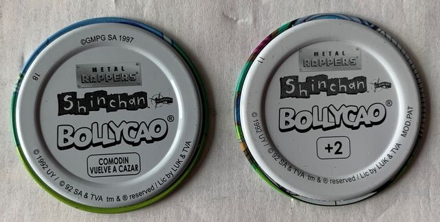 ShinChan Tazos Grefusa Bollycao