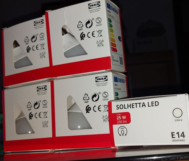 10 bombillas ikea E14