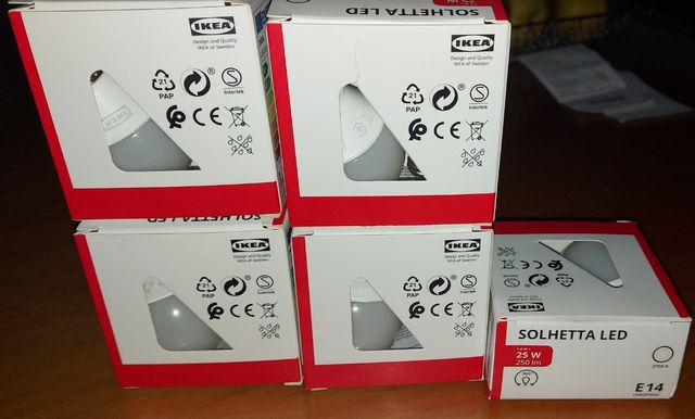 10 bombillas ikea E14