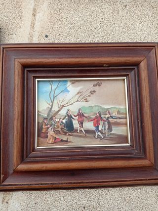 dos cuadros 🧑‍🎨 miniatura reproducción goya