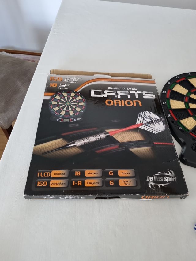 DARDO Juego de dardos electrónico con 6 dardos