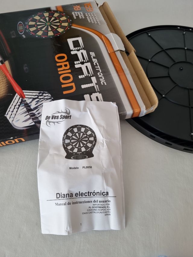 DARDO Juego de dardos electrónico con 6 dardos