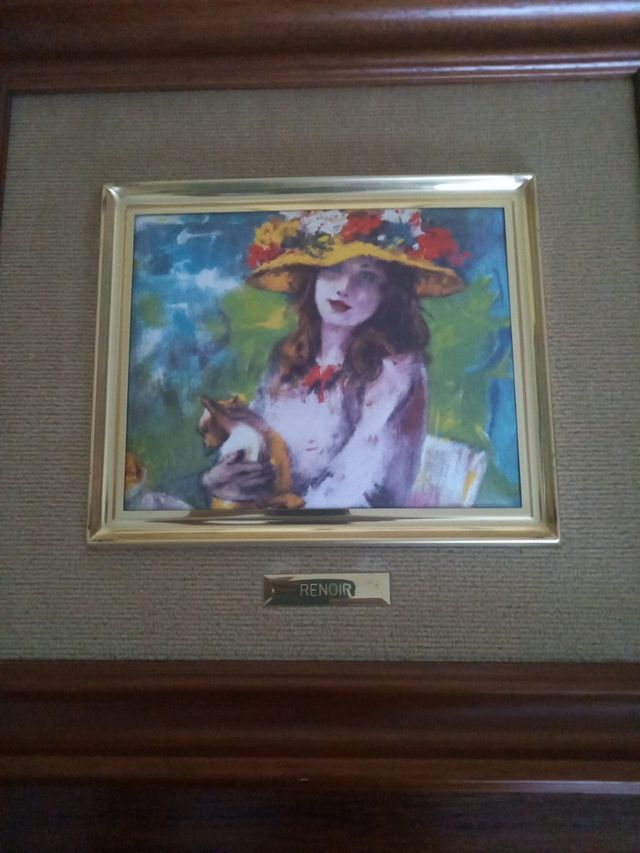 2 Reproducciones de Renoir y Van Gogh