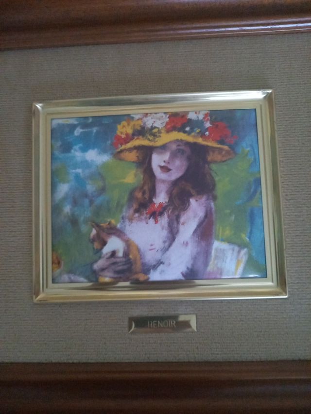 2 Reproducciones de Renoir y Van Gogh