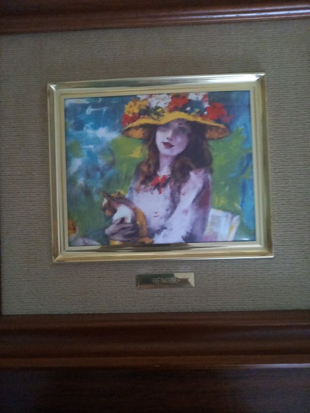 2 Reproducciones de Renoir y Van Gogh