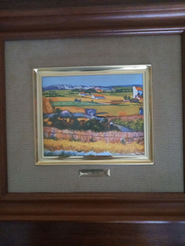 2 Reproducciones de Renoir y Van Gogh