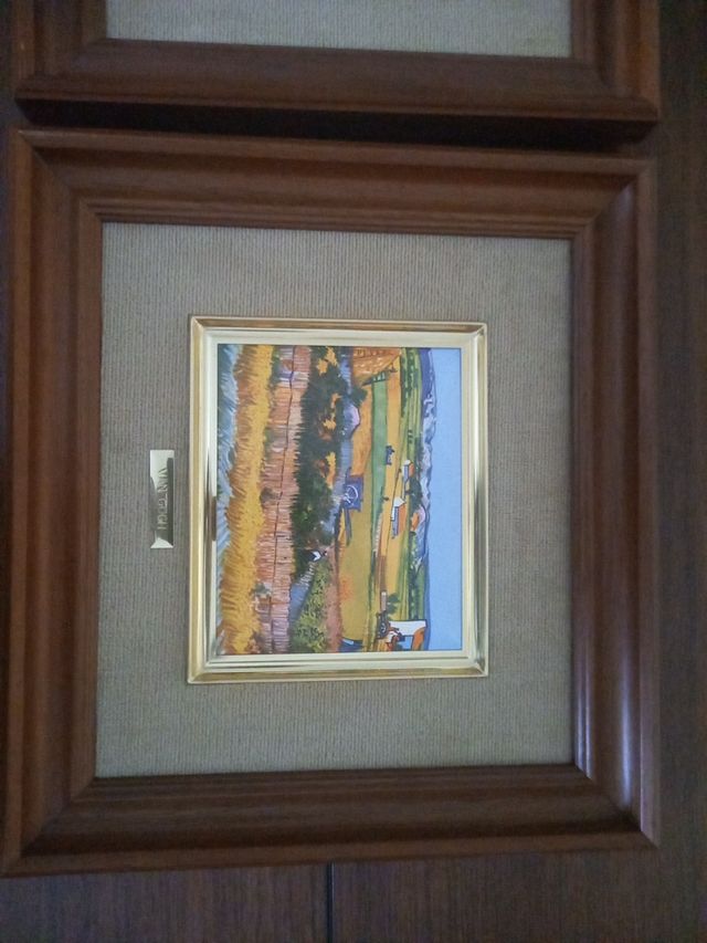 2 Reproducciones de Renoir y Van Gogh