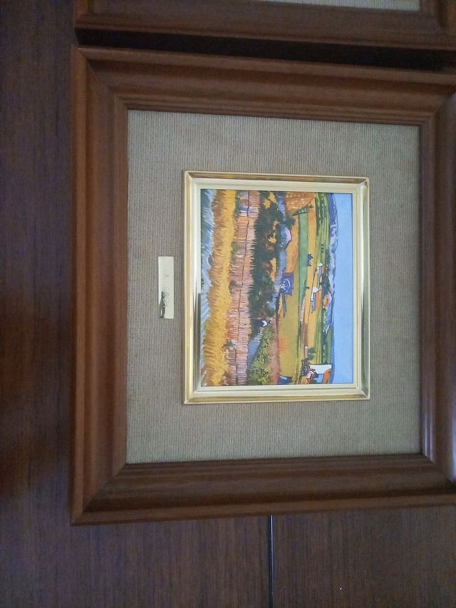 2 Reproducciones de Renoir y Van Gogh