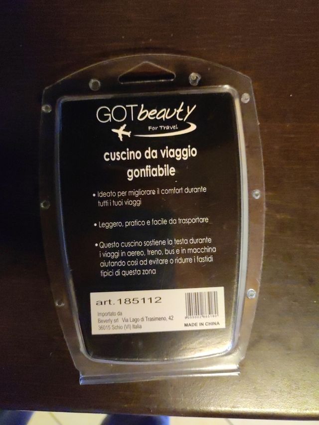 cuscino da viaggio gonfiabile - fai un'offerta