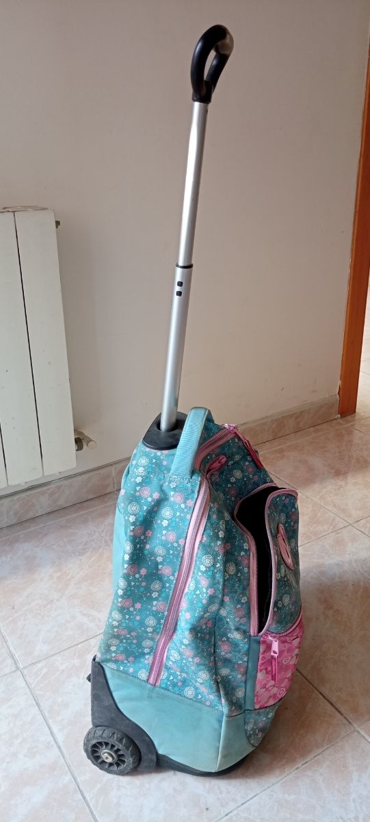Mochila con ruedas niña