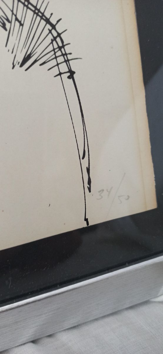 IÑAKI CRUCETA Litografía firmada