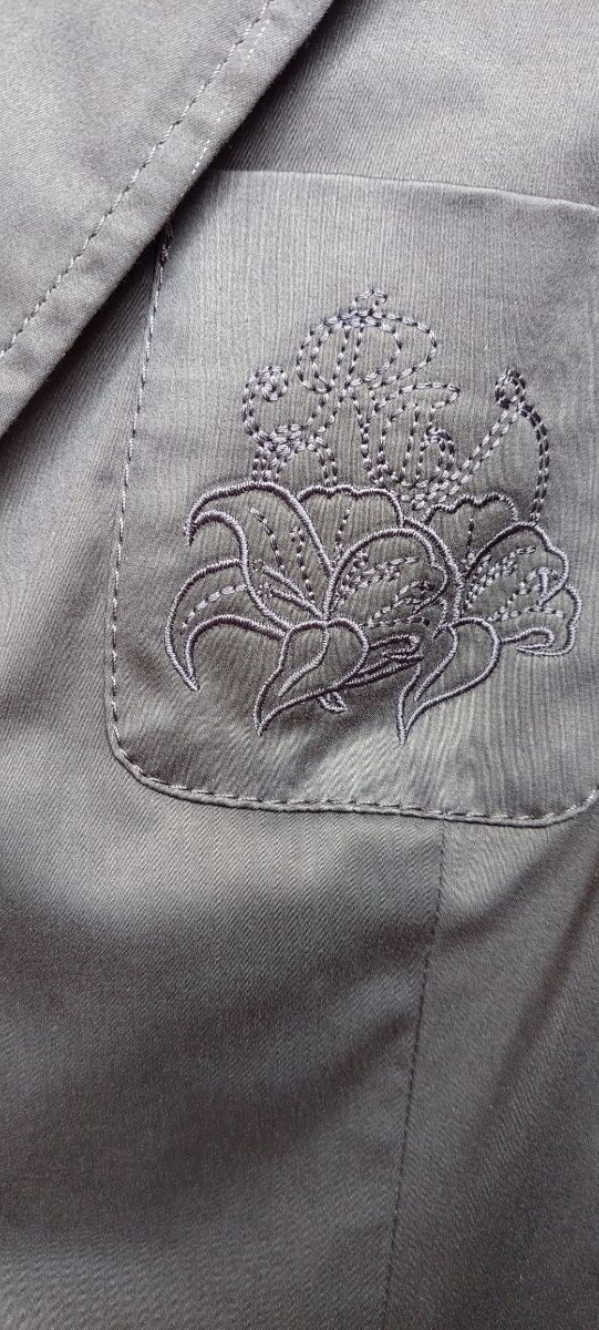 BLAZER ALGODÓN AZUL MARINO MUJER ROBERTO VERINO