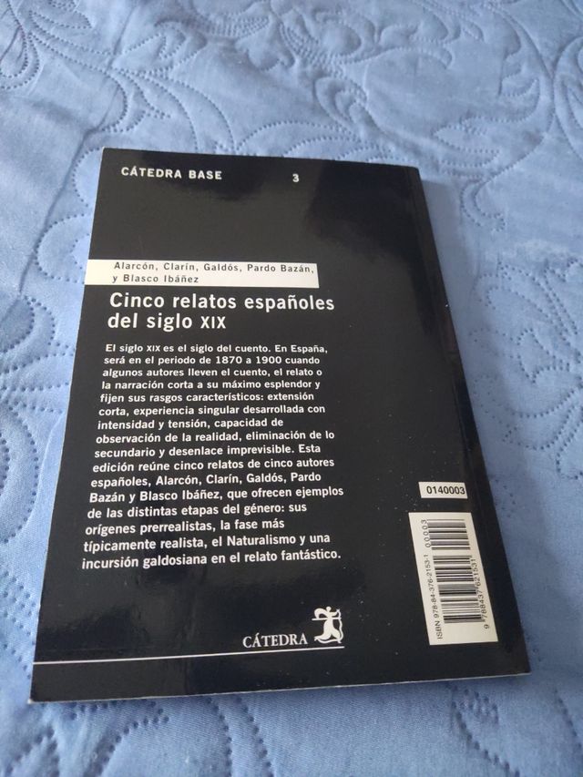 CINCO RELATOS ESPAÑOLES DEL SIGLO XIX