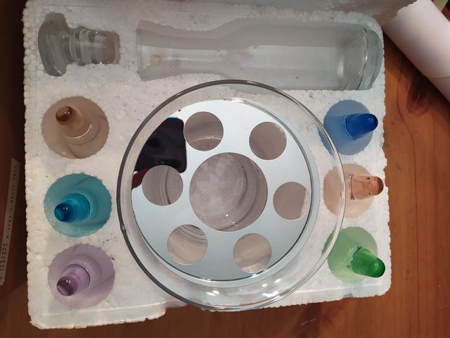 Juego de chupitos y botella LIVING & CO