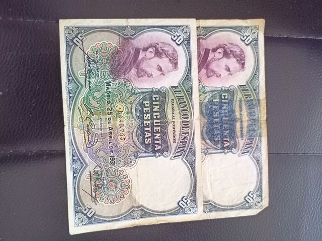 Billetes antiguos
