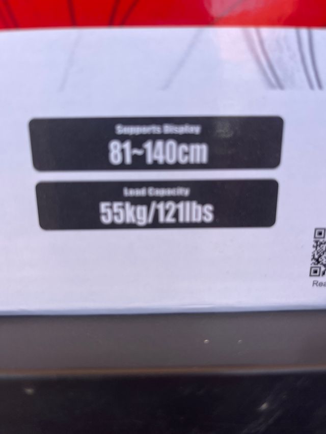 Soporte colgar televisión en pared sin abrir caja