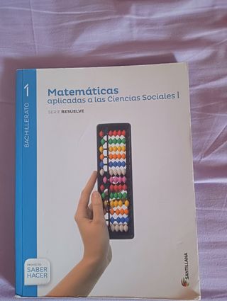 Libro Matematicas ccss 1 bach Santillan