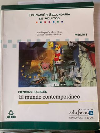 Libro de ciencias sociales secundará adultos