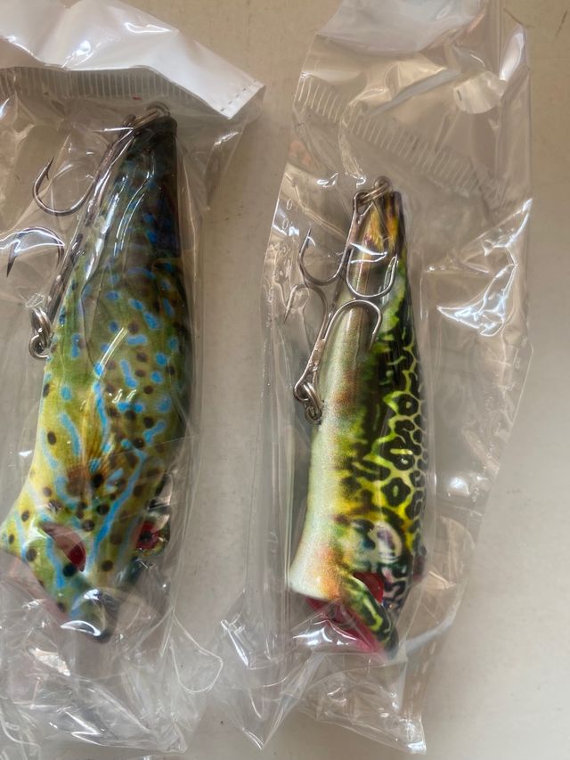 5 esche da pesca Nuovo