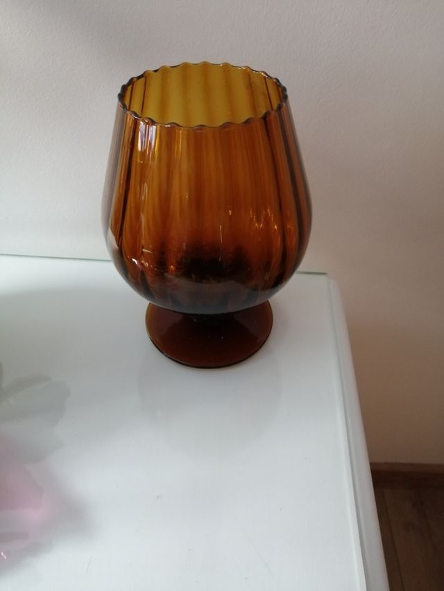 Copa GRANDE cristal ambar