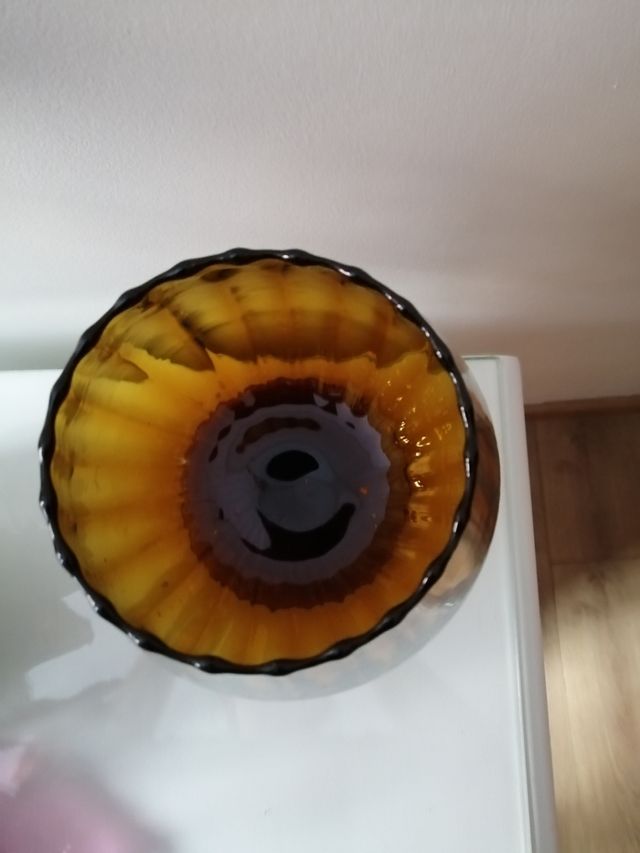 Copa GRANDE cristal ambar