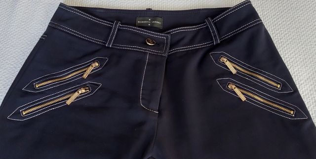 PANTALÓN AZUL MARINO MUJER ROBERTO VERINO