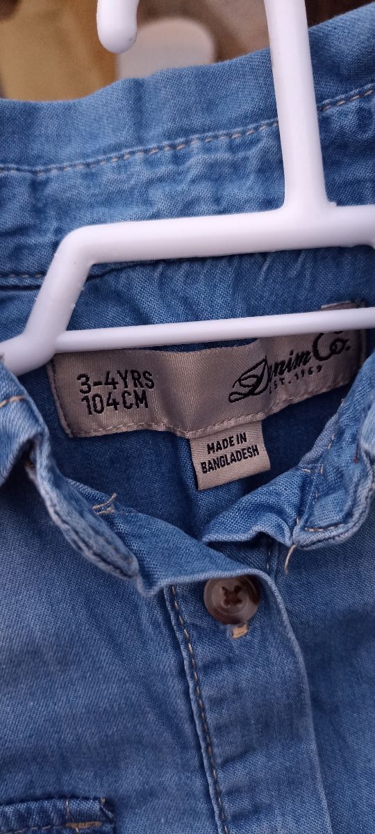 vestido vaquero niña