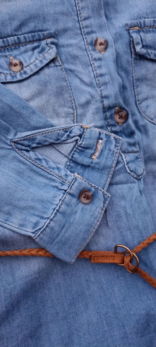 vestido vaquero niña