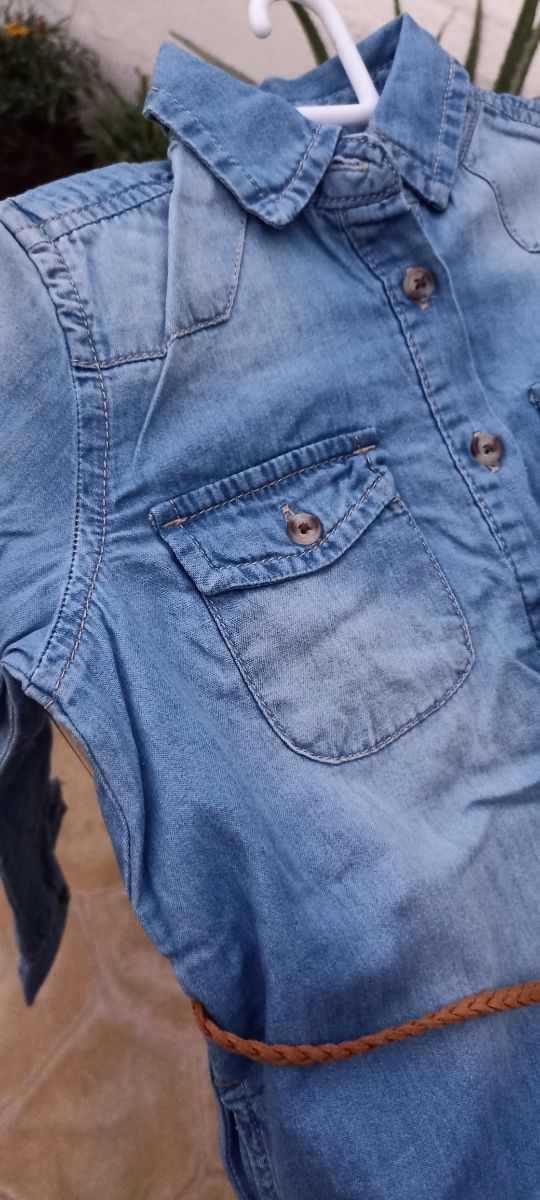 vestido vaquero niña