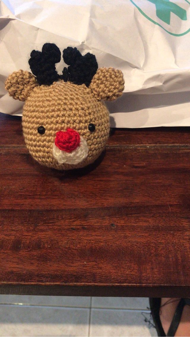 Bola navidad ganchillo