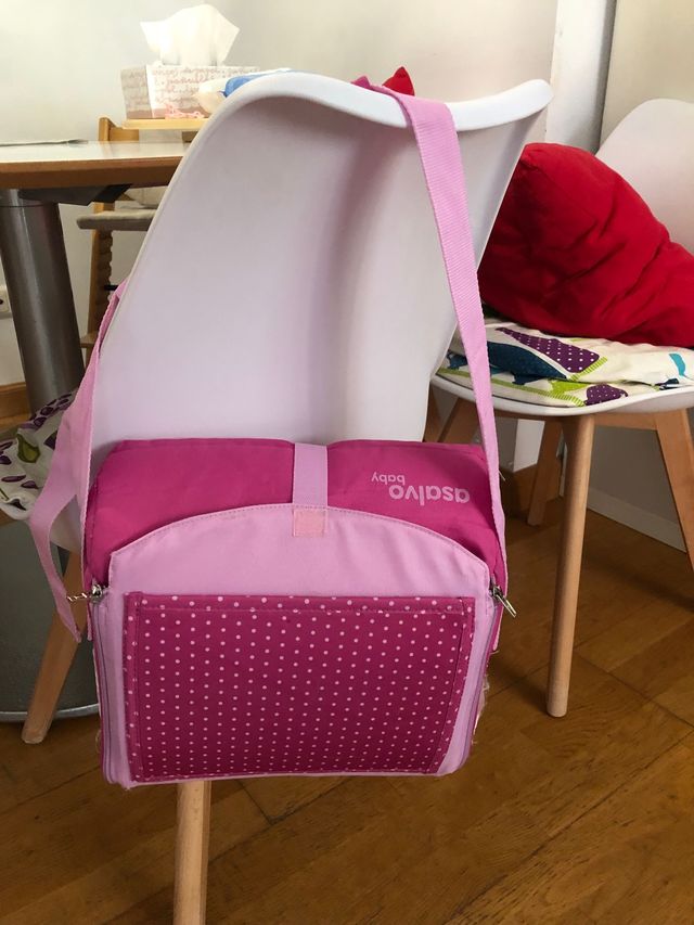 Trona, alzador de viaje plegable, Asalvo