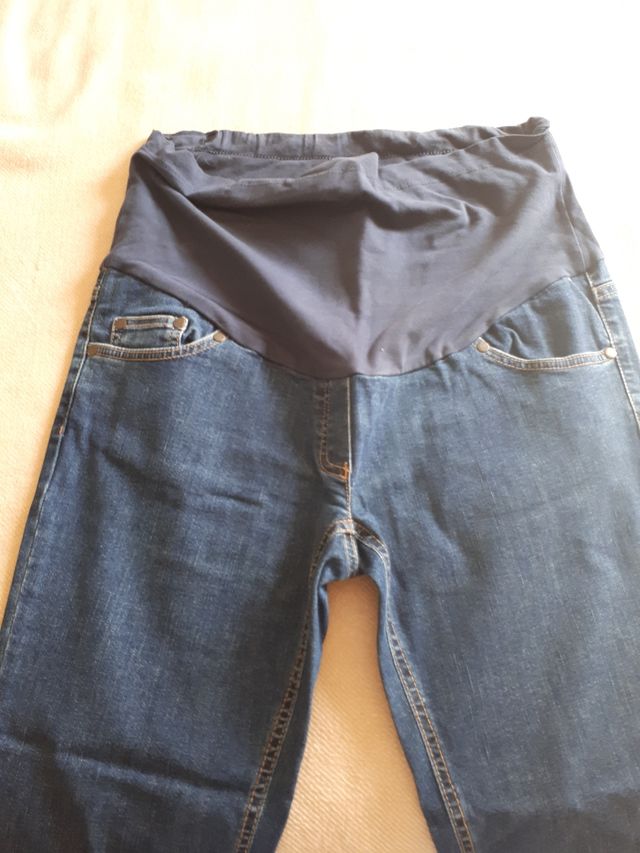 Vaquero azul premamá t M