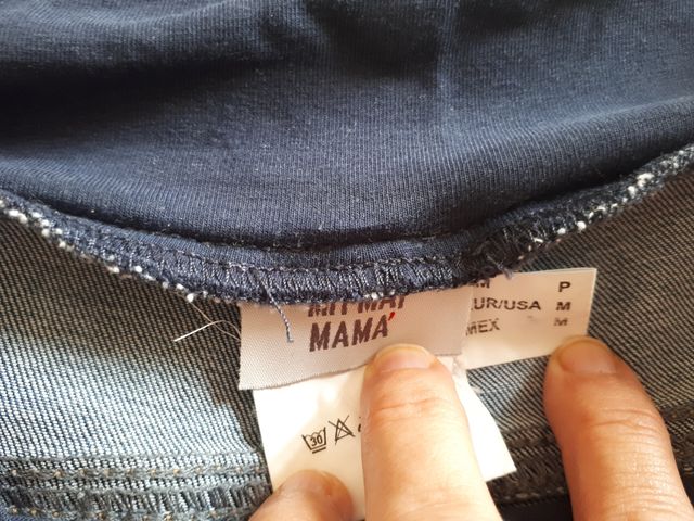 Vaquero azul premamá t M