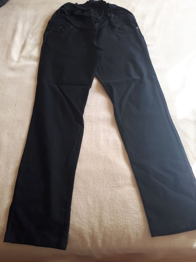 Pantalón negro premamá t L