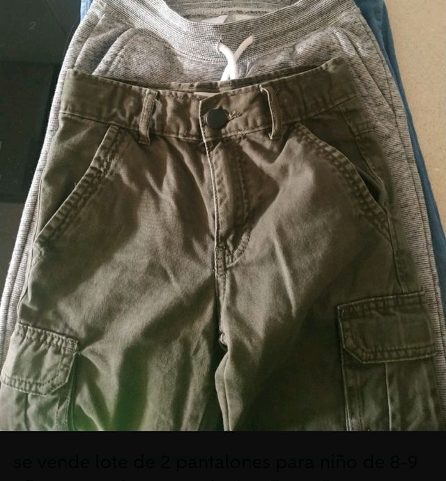 Dos pantalones 8-9 años
