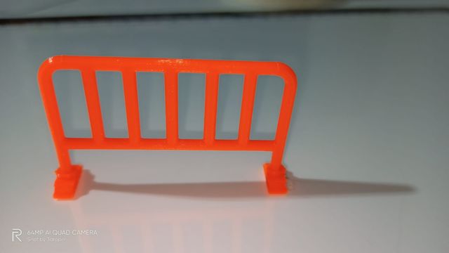 5 Vallas de obra 1:32, 1:43, para scalextric