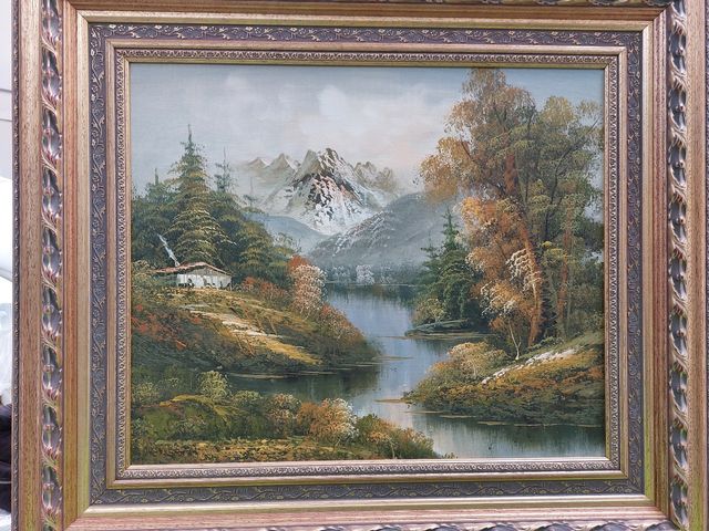 cuadro de paisaje ancho86 alto 77