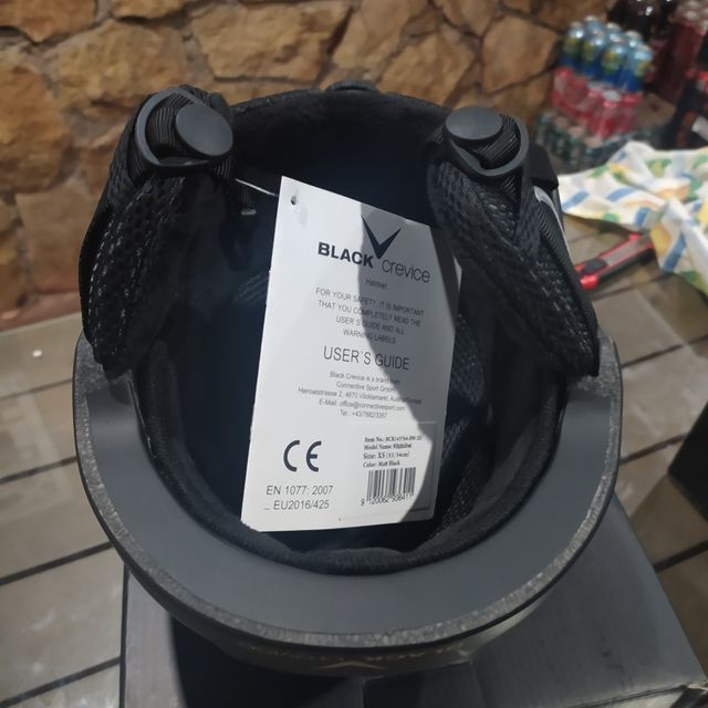 Casco Ski BLACK CREVICE