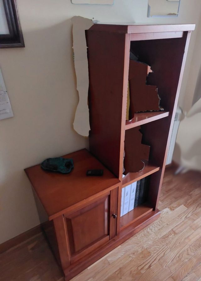 Módulo con estantería