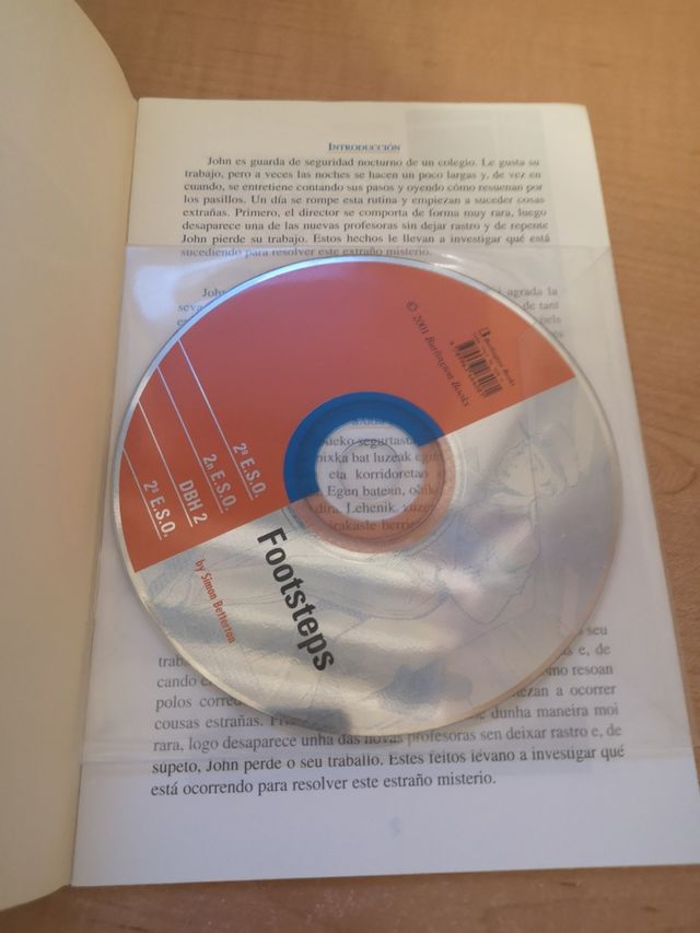 Libro de inglés "Footsteps"