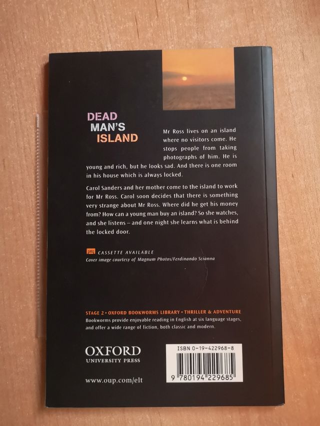 Libro de inglés "Dead man's island"