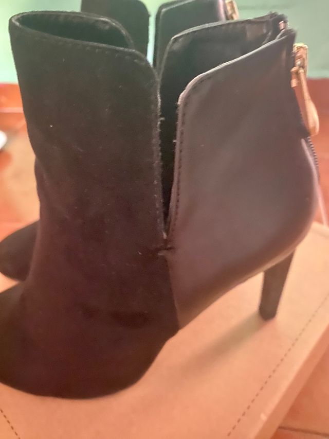 Botines negros zara