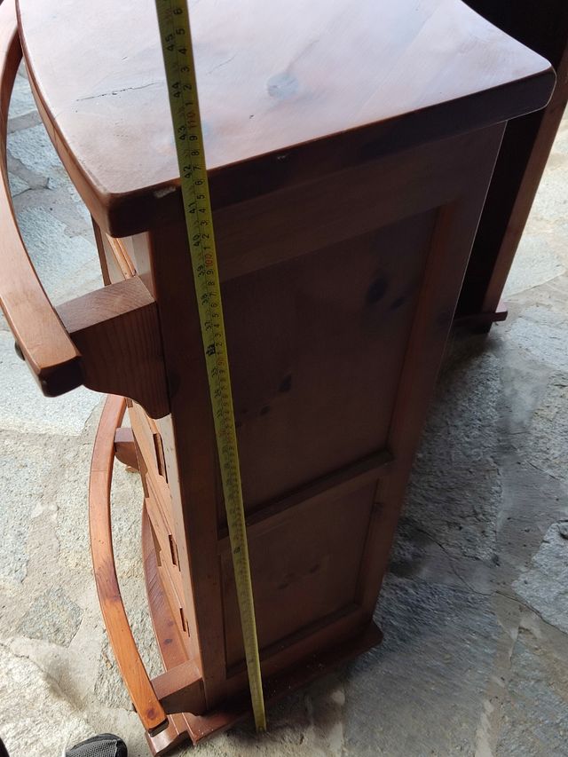 Bancone Bar angolare Vintage con Sgabello