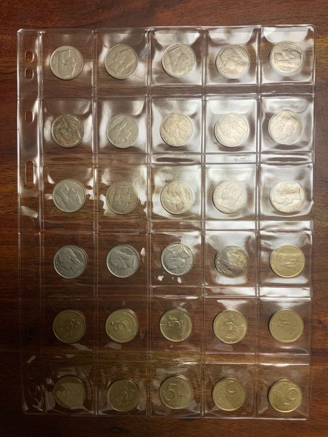 Colección Lote Monedas Bélgica