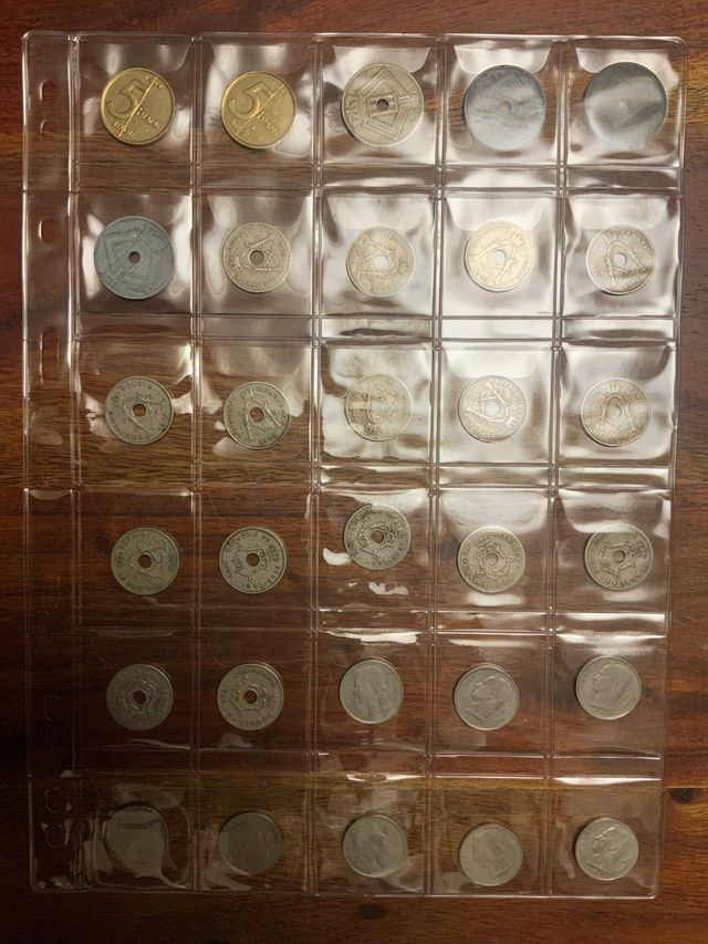 Colección Lote Monedas Bélgica