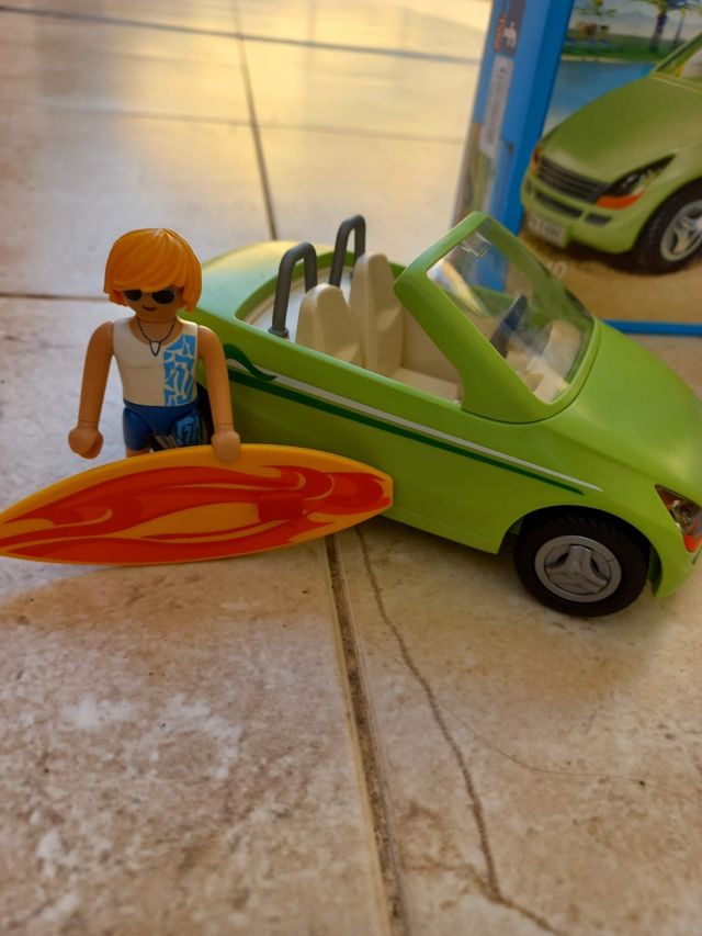 Playmobil Juego Playmobil Surfista Con Descapotable Descapotable