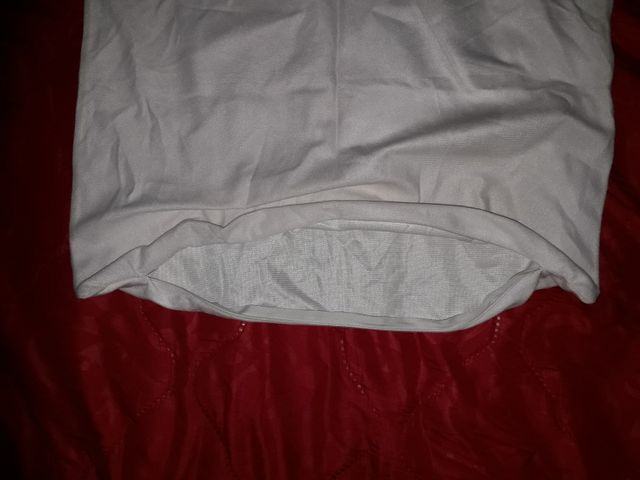 copricuscino per divano,letto,beige-bianco