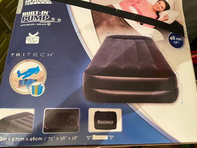 Colchón hinchable.